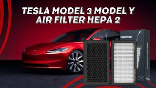 Tesla Model 3 Model Y Air Filter HEPA 2 [upl. by Whitcomb]