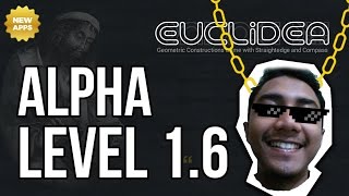 Euclidea Walkthrough  Alpha Level 16  Circle Center [upl. by Ayenet]