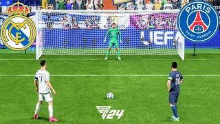 FIFA 24  Real Madrid vs PSG  Ronaldo vs Messi  UCL FINAL  Penalty Shootout  PS5 [upl. by Ever36]