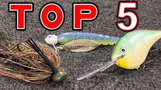 Top 5 Baits For November Bass Fishing [upl. by Starks]