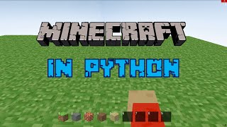 Minecraft Game Built with Python Ursina Engine 🎮🐍 [upl. by Dalpe710]