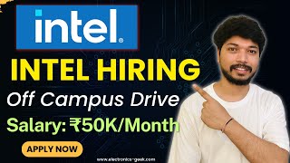 Intel Recruitment 2024  Intel Hiring Process  Intel Off Campus Drive electronicsgeek [upl. by Wenona]