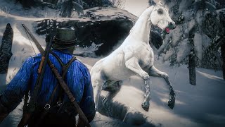 RDR2 Red Dead Redemption 2 Beyaz Arap Atı Nasıl Bulunur WHITE ARABIAN HORSE TÜRKÇE [upl. by Lalad164]