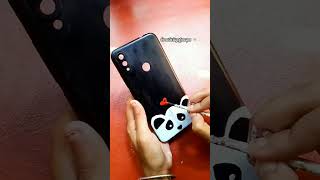 DIY Phone Cover Painting 🎨🖌shorts diy artdrawing shortsfeedytshorts creativityofpuspa trend [upl. by Oliy383]