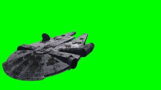 millenium falcon in starsky star wars quotChroma Key Effectsquot [upl. by Arrol]