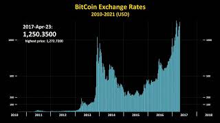 Bitcoin Price History 20102021 in 2 minutes [upl. by Rovelli347]