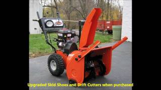 2010 Ariens Platinum Deluxe 24 Snow Blower Upgraded Lighting [upl. by Ettenrahs]