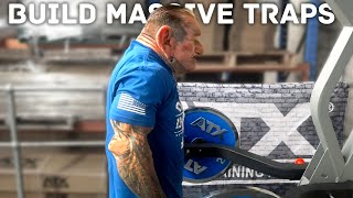 LEE PRIEST Shrugs and Upright Rows for MASSIVE TRAPS [upl. by Nesnar257]