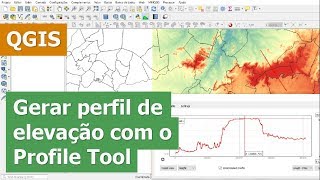 Gerar perfil de elevação no QGIS com o plugin Profile Tool [upl. by Liederman]