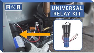 How to Install a Universal Relay 3 n 1 Compressor Starter Kit  Repair amp Replace [upl. by Sharleen413]