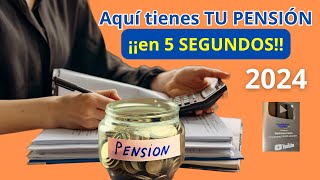 💰👉𝗣𝗘𝗡𝗦𝗜𝗢𝗡𝗜𝗦𝗧𝗔𝗟𝗢 𝗤𝗨𝗘 𝗩𝗔𝗦 𝗔 𝗖𝗢𝗕𝗥𝗔𝗥 𝗘𝗡 𝟮𝟬𝟮𝟰👨 Simulador del Importe de tu Pension [upl. by Eudoca]