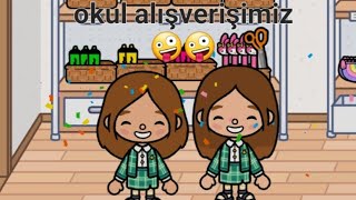 okul alışverişi😆  ne kadar ödedik🤑♡ Almina ve Mia [upl. by Allred]