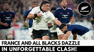 🔥NAILBITER IN PARIS ALL BLACKS AND FRANCE MAKE HISTORY AT STADE DE FRANCE  ALL BLACKS NEWS [upl. by Eusadnilem]