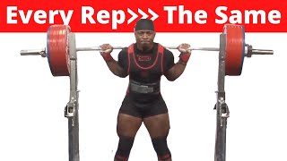 Powerlifter Squats 45 to 635 lbs With EXCELLENT Technique SHORTS [upl. by Niwdog]