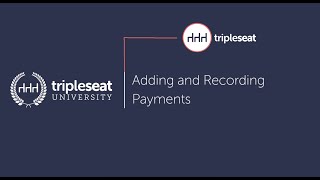 Adding and Recording Payments Level 2  TSU [upl. by Tilagram]