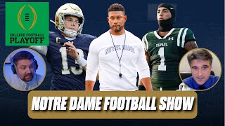 Notre Dame football show LIVE College Football Playoff ranking reaction  New commitments [upl. by Hadsall]