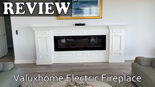 Valuxhome Electric Fireplace  Assembly And Review 2022 [upl. by Aivyls879]