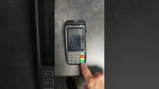 How to turn OFF and ON Ingenico Move 5000 credit card machine [upl. by Compton]