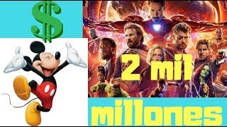 Avengers Infinity War supera los 2 mil millones de dolares en taquilla [upl. by Ssilem126]