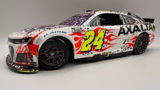 Review 2024 William Byron 24 Axalta Daytona 500 Win Chevy Camaro 124 NASCAR Diecast Hendrick 40th [upl. by Liederman]