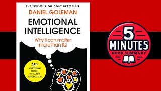 Emotional Intelligence by Daniel Goleman  5 minutes Book Summary [upl. by Esilegna]