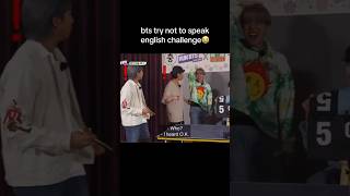 bts try not to speak english challenge😭 [upl. by Enerak]