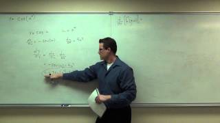 Calculus 1 Lecture 26 Discussion of the Chain Rule for Derivatives of Functions [upl. by Neved28]