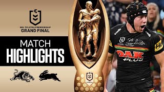 Panthers v Rabbitohs Match Highlights  Grand Final 2021  Telstra Premiership  NRL [upl. by Avery]