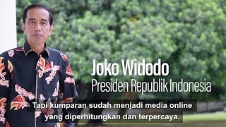 Ucapan Selamat Ulang Tahun Pertama kumparan dari Presiden Jokowi [upl. by Herahab801]