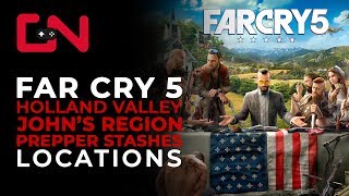 Far Cry 5 All Prepper Stashes in Holland Valley Johns Region [upl. by Fania246]