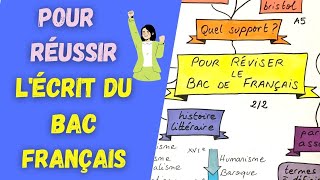 COMMENT RÉVISER LÉCRIT DU BAC de FRANÇAIS 2025 [upl. by Dyana117]