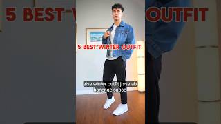 Top 5 Winter Outfit Ideas For Men shorts ytshorts [upl. by Ainotal]