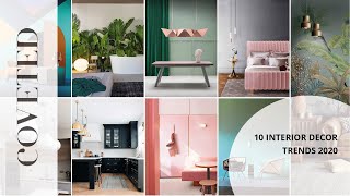 10 Interior Decor Trends 2020 [upl. by Nevyar347]