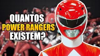 Quantos POWER RANGERS existem [upl. by Whitebook861]