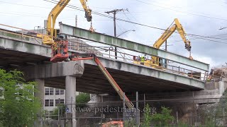 Spring Street Bridge Demolition [upl. by Tshombe]