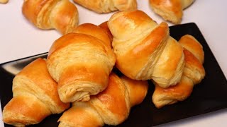 The Easiest way to make CROISSANT Crispy flaky homemade Croissants  cheap and easy recipe [upl. by Acinet551]