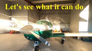 Mooney M20E Performance Test [upl. by Amleht510]