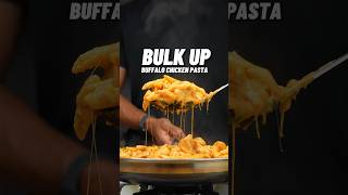 Easy BULKING Meal Prep Buffalo Chicken Pasta 🔥🍝 OVER 1000 calories with 72g protein bulking [upl. by Abbey]