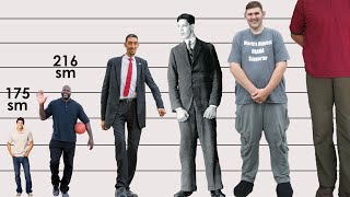 Height COMPARISON Tallest people in the WORLD [upl. by Norse58]