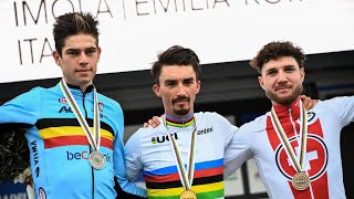 Cyclisme sur route  le Français Julian Alaphilippe sacré champion du monde à Imola [upl. by Johnson]