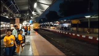 local emu train gangasagar express intercity express and lalgola memu local Devastated sodepur [upl. by Nyrem]