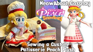 Sewing a Princess Peach Showtime Custom Plush  Patisserie Peach [upl. by Sukin453]