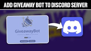 How To Add Giveaway Bot To Your Discord Server 2024 Full Tutorial [upl. by Ledua]