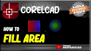 CorelCAD How To Fill Area [upl. by Wylie]