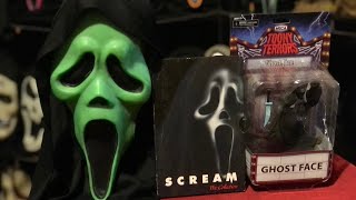 Unboxing vintage green Ghostface mask Rare Scream 1amp2 boxset and Toony Terrors [upl. by Shiroma]