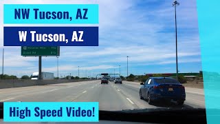 NW Tucson AZ to Cappys Breakfast Café W Tucson AZ  High Speed Video [upl. by Halley]