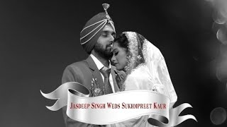 JASDEEP SINGH WEDS SUKHMPREET KAUR  MARRIAGE VIKRAM STUDIO [upl. by Mclaurin]