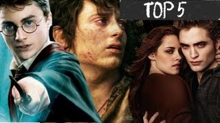 Top 5 SAGAS BASADAS EN LIBROS [upl. by Zenobia]