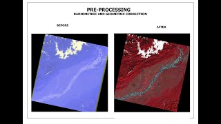 Pre processing Radiometric and Geometric correction [upl. by Emirej]