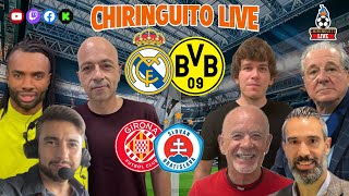 ⚽ REAL MADRID  BVB y GIRONA  SLOVAN BRATISLAVA  CHIRINGUITO LIVE [upl. by Honig]